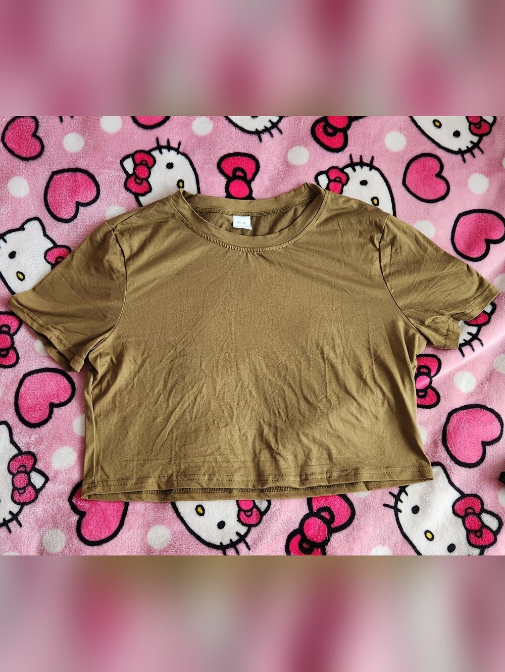 Olive Crop Top